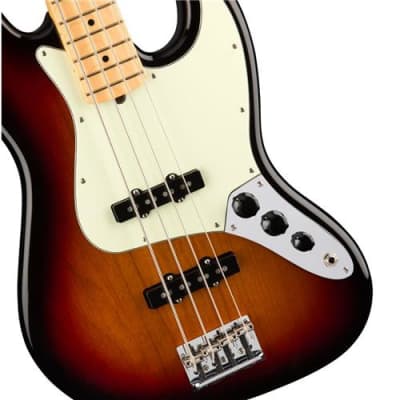 Fender American Professional Jazz Bass Guitar, Maple Fingerboard, 3-Color Sunburst image 5