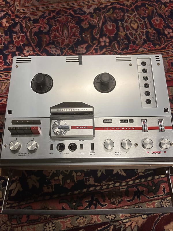 Telefunken Magnetophon deals 204 Reel To Reel- Powers On Partly Tested