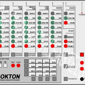 mynew realy  home demo! FORMANTA / ROCKTON Polivoks Rokton Analog Drum-Module Synthesizer image 10