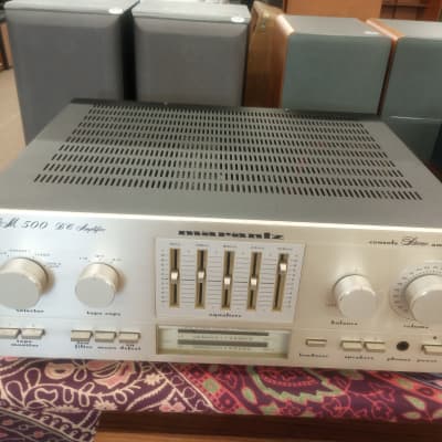 Marantz PM-500 DC Amplifier - Silver and Black | Reverb
