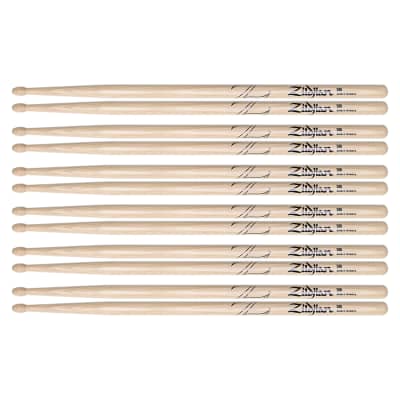 Lot Of 24 Pairs - 7B Wood Tip Natural Maple Drumsticks - Pro 48