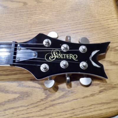 Dean Soltero Electric Guitar Gloss White 2008 with Upgrades Seymour Duncan SH-12 George Lynch Screamin' Demon Humbucker Pickup Push Pull Coil Splitting Pots Strap Locks image 13