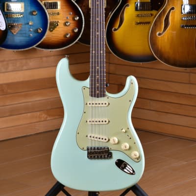 Fender Custom Shop Limited Edition 60s Stratocaster Journeyman Relic Faded Aged Surf Green for sale