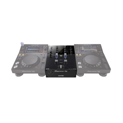Pioneer DJM-S3 2-Channel Serato Pro DJ Mixer + 10" Black DJ Mixer Case Pack image 6