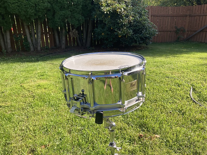 超格安価格 希少最初期型 Pearl Free Floating Steel Snare 打楽器