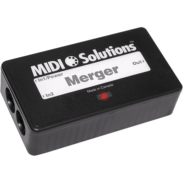 MIDI Solutions Merger 2-In/1-Out MIDI Merger image 1