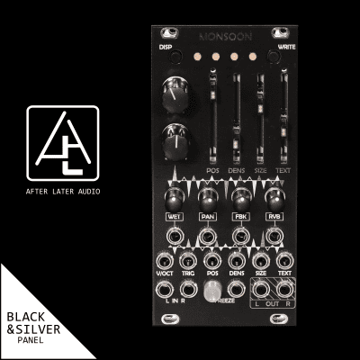 Monsoon (Expanded uBurst) - Mutable Instruments Micro Clouds - Eurorack Module - Black/Silver Panel image 1
