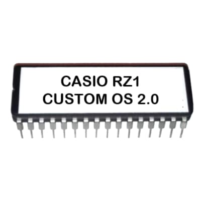 Casio RZ-1 - Custom Firmware 2.00 Update Upgrade Eprom Drummachine Sampler RZ1