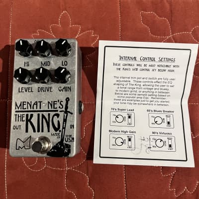 Menatone King Of The Britains Distortion Pedal | Reverb