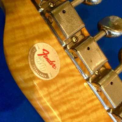 1996 Fender MIJ Sunburst FotoFlame Telecaster~50th Anniv~Player Grade Guitar w Gig Bag~Hamburglar image 9