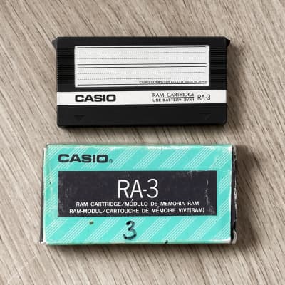 Casio CZ-1 / CZ-101 / CZ-5000 / CZ-1000 / CZ-3000 // RAM Cartridge RA-3 // Boxed!