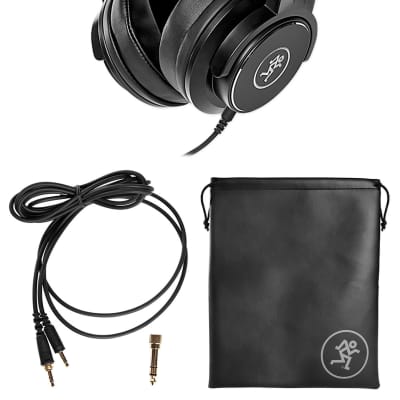 Mackie M Caster Live White Streaming Podcast Phone/USB Mixer+MC-150 Headphones image 16