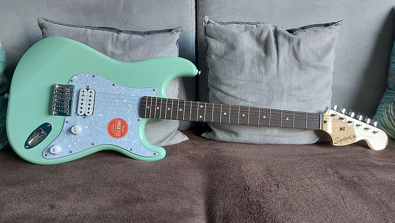 Squier FSR Affinity Stratocaster H HT Surf Green | Reverb