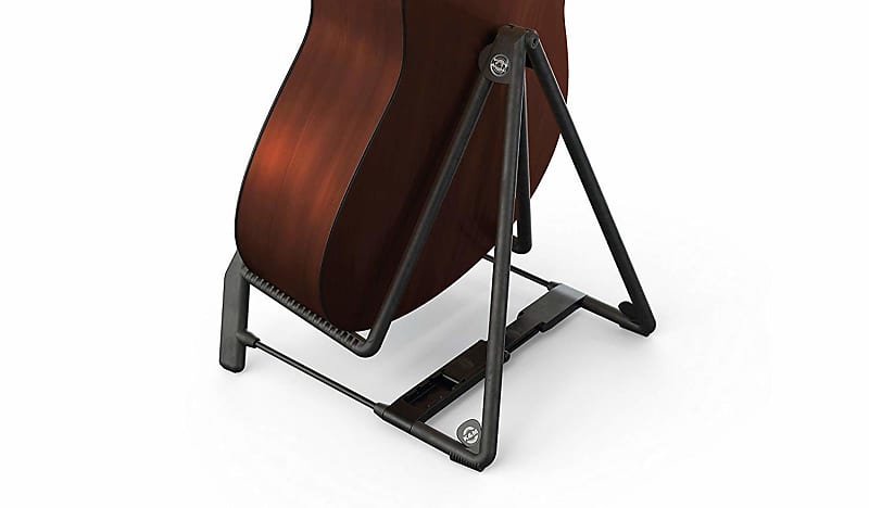 Acoustic Guitar Stand K&M Heli 2 Collapsible Folding Rigid steel Free 2 Day Shipping image 1