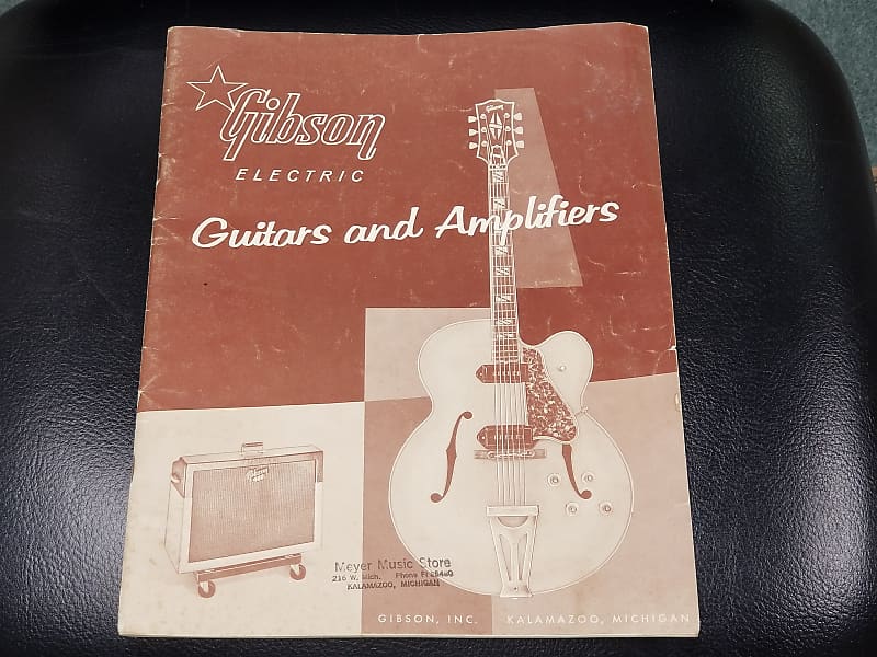 1959 Gibson Catalog Super Clean From A Kalamazoo Store Reverb