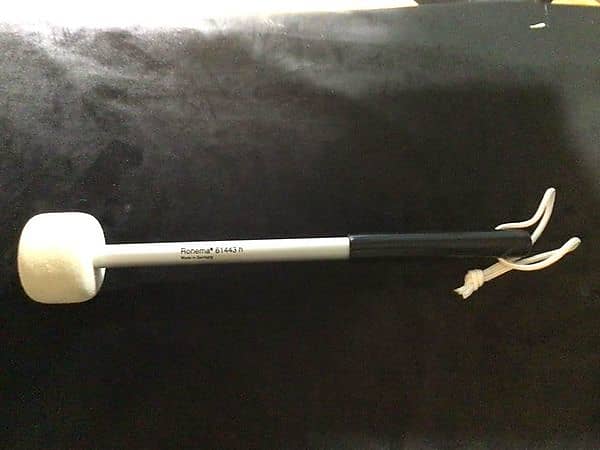 Rohema percussion - Aluminum Bass Drum Mallet with Rubber Handle (Made in Germany) image 1