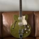 Hofner HCT-VTH-OGB-O Contemporary Verythin with Bigsby Olive Green