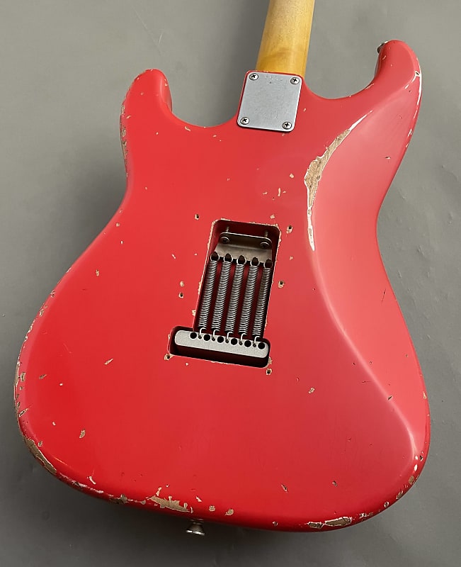 ギター scoop creation works ST-62 fiesta red SCOOP CREATION WORKS 62ST Hard Aged Fiesta Red - YouTube