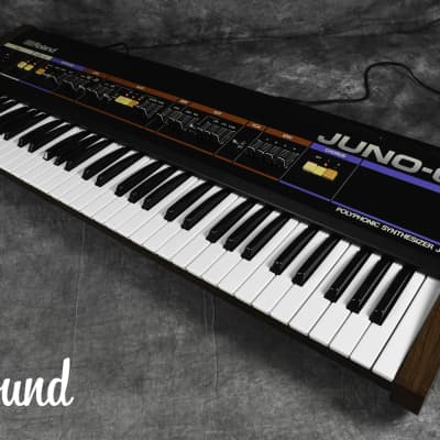 Roland JUNO-6 Polyphonic Synthesizer W/ Hard Case in Very Good Condition image 3