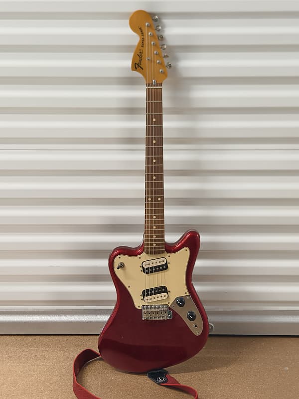 ギター Fender Mexico Pawn Shop Super-Sonic Fender Pawn Shop Super-Sonic Rosewood - Sunrise Orange Flake