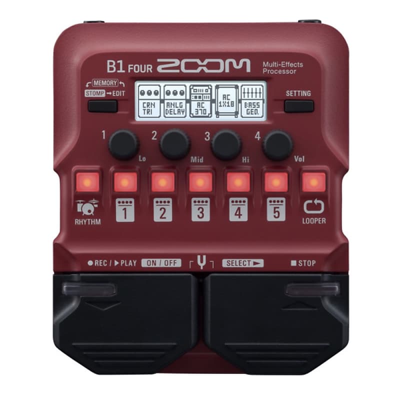Zoom B1 FOUR Bass Multi-effects Processor image 1