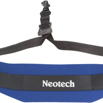 Neotech Soft Sax Strap in Royal Blue with Swivel Hook image 3