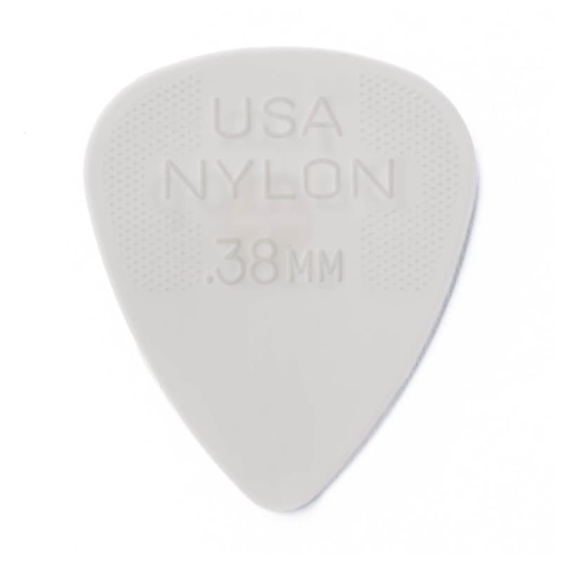 Dunlop 44P38 Nylon Player Picks 0.38mm (12-Pack) image 1