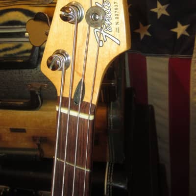 ~1990 Fender JP-90 Jazz Precision Bass White image 3