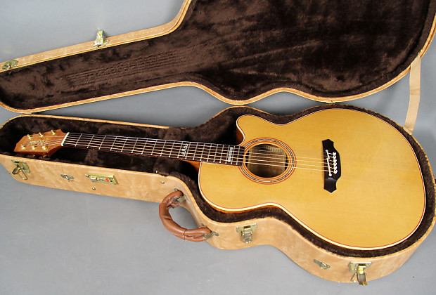 Takamine LTD 1992 Koa Acoustic Electric Cutaway Guitar Natural Japan w OHSC 1992 Natural