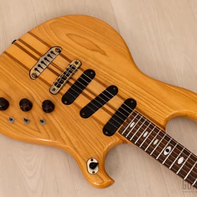 1980 Aria Pro II Rev-Sound RS-750 Neck Through Superstrat Natural, Japan  Matsumoku | Reverb