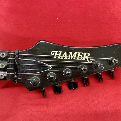 Hamer USA Diablo Electric Guitar 1990's - Transparent Red with Lace Sensors image 5