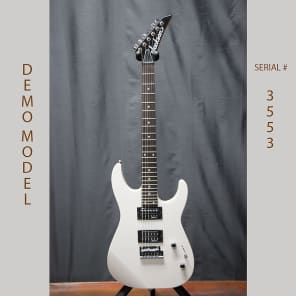Jackson JS12 Dinky Electric Guitar Gloss White DEMO Reverb