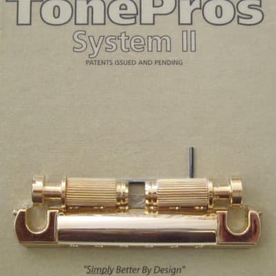 TonePros T1ZSA-G Lightweight Aluminum Locking Tailpiece Gold