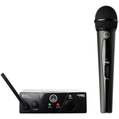 AKG WMS40 Mini Single Vocal Set Wireless Microphone System (Band: C) image 1