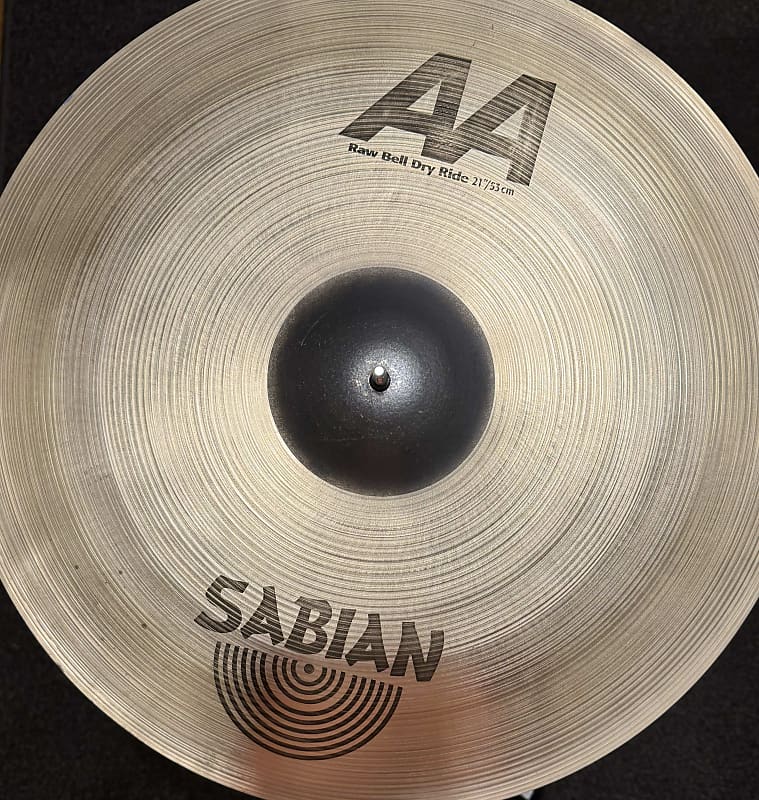 Sabian 21" AA Raw Bell Dry Ride Cymbal 2006 - 2018 - Natural image 1