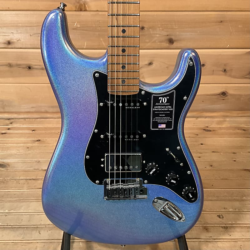 Fender 70th Anniversary Ultra Stratocaster HSS Electric Guitar - Amethyst image 1