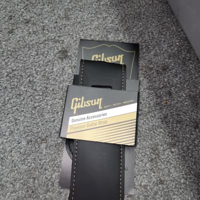 Mint Gibson guitar strap Split Diamond design model Assdblk - Black image 5