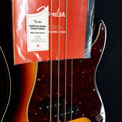 Fender Precision Bass Traditional 60s 2022 - Sunburst image 23