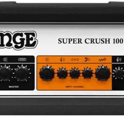Orange Super Crush Solid State Guitar Amp Head 100 Watts Black image 2