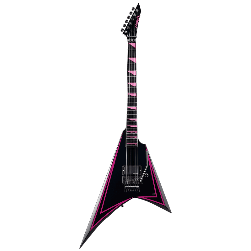 ESP Edwards E-AL-166 Pink Sawtooth Alexi Laiho Signature Electric Guitar