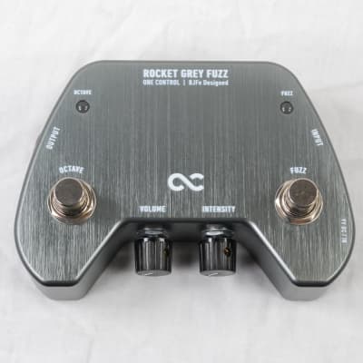 Used One Control Rocket Grey Fuzz Guitar Effects Pedal for sale