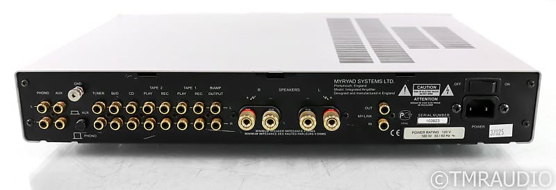 Myryad Z140 Stereo Integrated Amplifier; Z-140; Silver (No Remote)