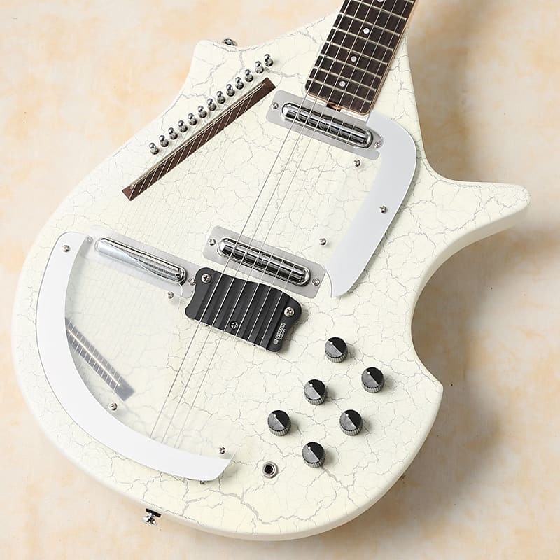 Stars Guitar Sitar White