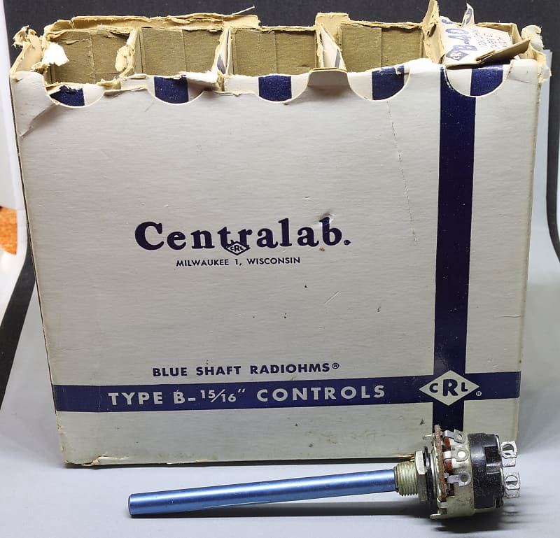 5x pot Centralab B40S 100 Kohm taper Reverb