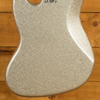 Fender Limited Edition Artist Mikey Way Jazz Bass | Maple - Silver Sparkle *B-Stock* image 2