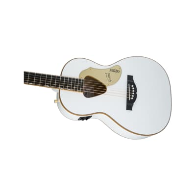 Gretsch G5021WPE Rancher Penguin Parlor Acoustic Electric Guitar, White image 6