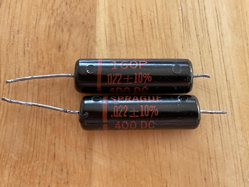 Sprague Sprague 022@400v Black Beauty Cap, Capacitor 60's - Black