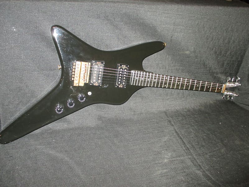 Kramer Challenger Aluminum Neck Guitar 1981 Black image 1