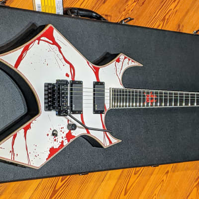 BC Rich 2009 Warlock Joey Jordison N/T Blood Splatter MIK | Reverb