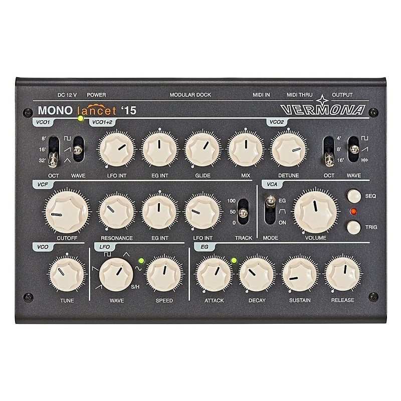 Vermona Mono Lancet 15 Desktop Analogue Synth Reverb